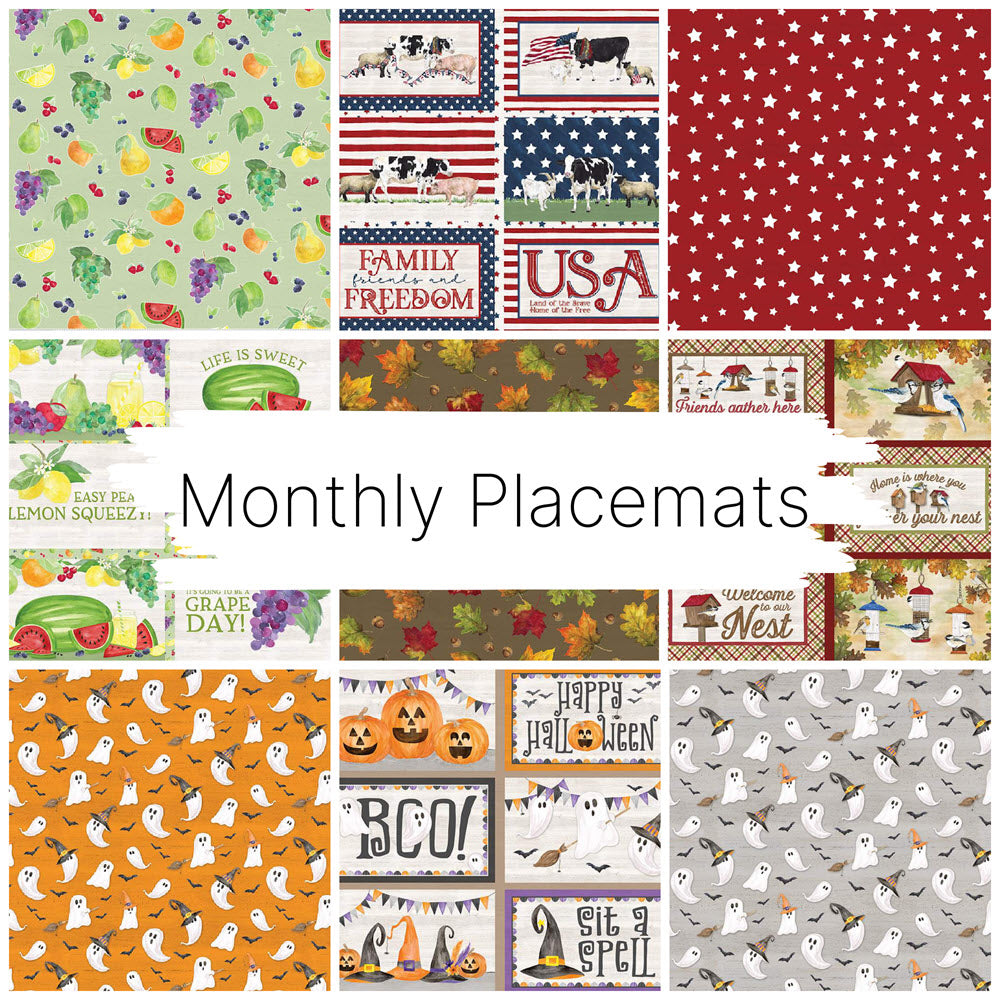 Monthly Placemats