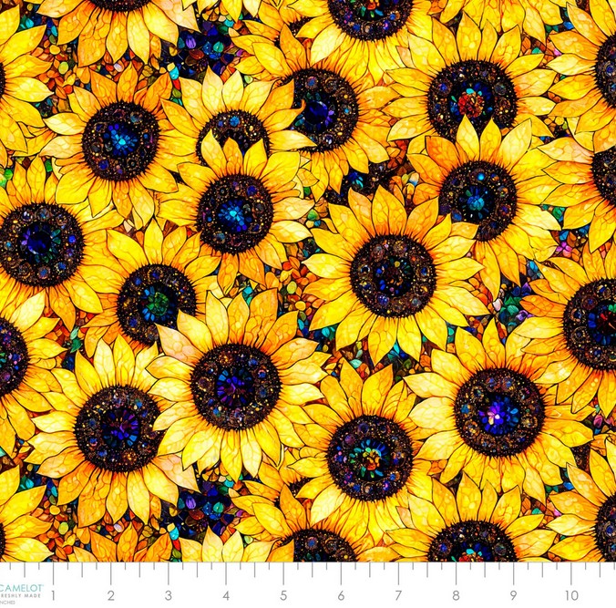 Sonny in the Sunflowers - Sunflowers Yellow