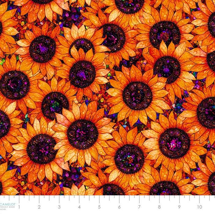 Sonny in the Sunflowers - Sunflowers Orange