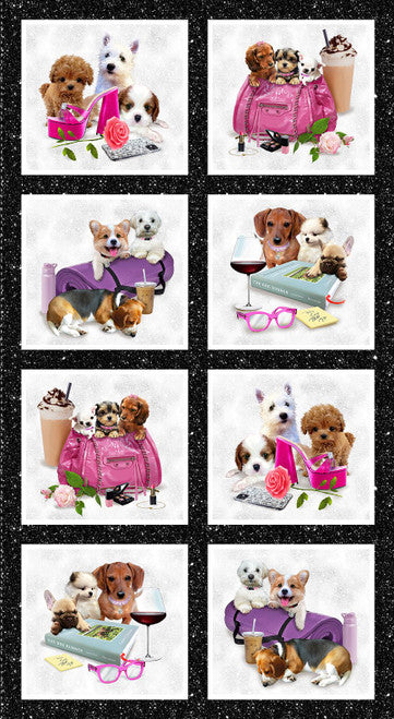 Diva Pups - Block Panel Black