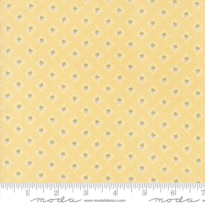 Georgia - Posy Checks Soft Yellow