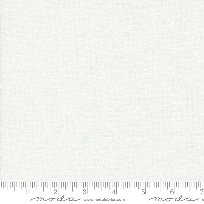 Georgia - Posy Checks White on White