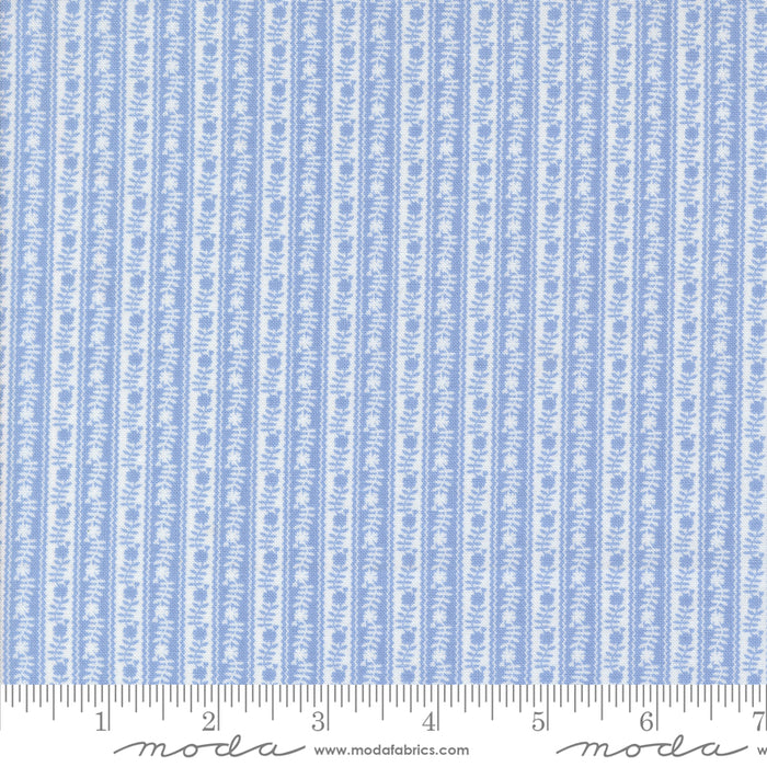 Memory Lane - Ric Rac Stripe Blue
