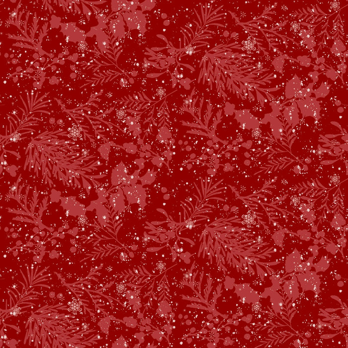 Joyful Snowmen - Texture Red
