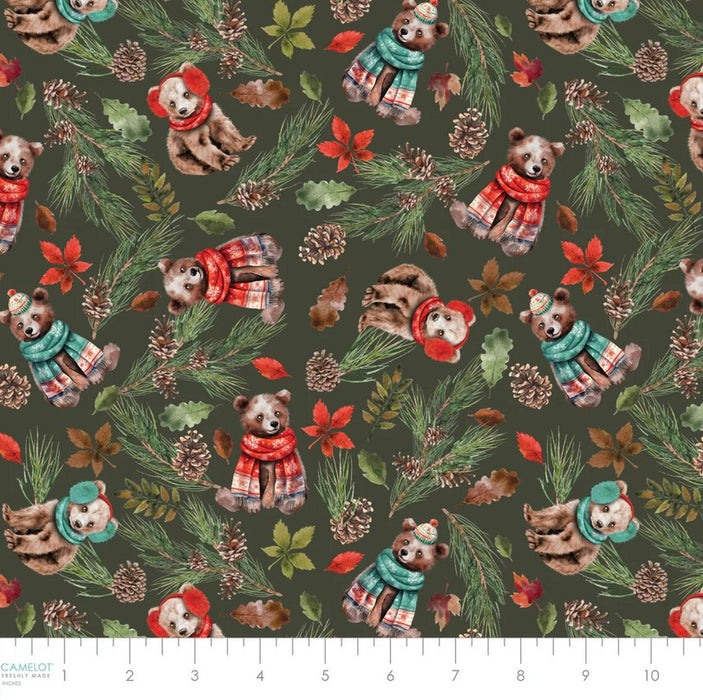 Merry Beary - Cozy Cubs Dark Green