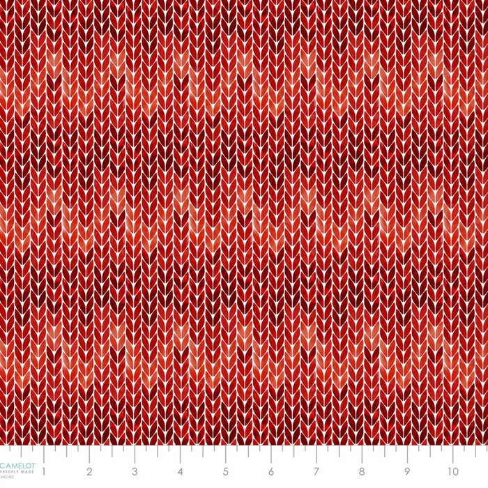 Merry Beary - Knit Texture Red