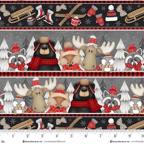 Pinecone Ridge Lodge - Novelty Animal Stripe