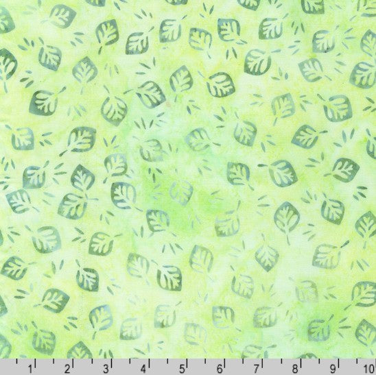 Artisan Batiks: Petite Pastels - Leaves Pear
