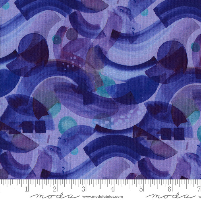 Playgrounds - Abstract Waves Purple
