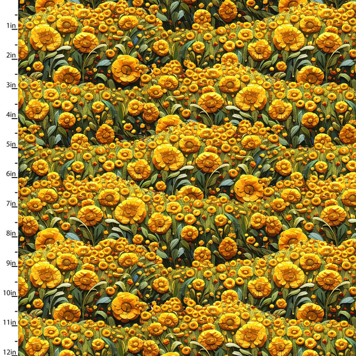 C'est Magnifique - Flower Field Painting