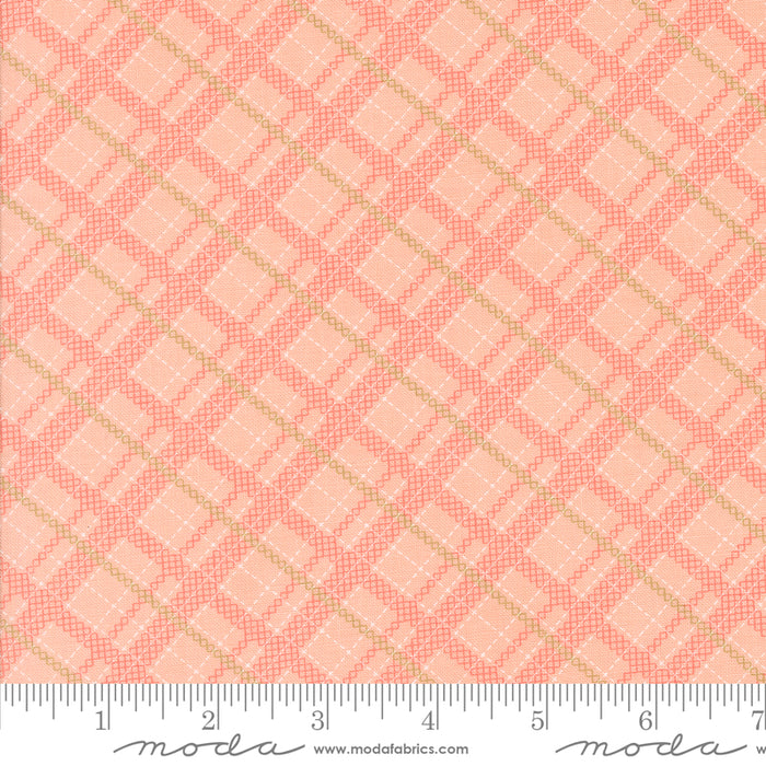 Abloom - Stitched Plaid Bubble Gum