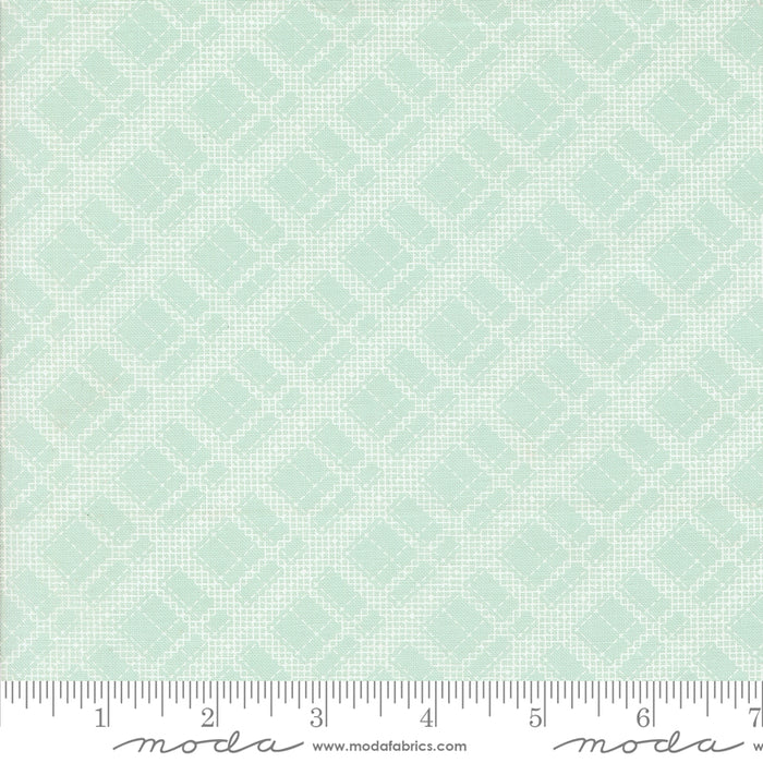 Abloom - Stitched Plaid Robin's Egg