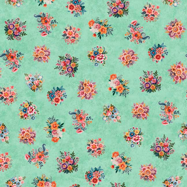 Heartland - Floral Toss Sage