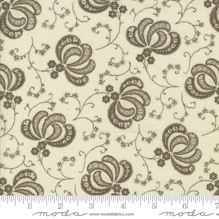 Hollyhocks & Roses - Blooms Linen