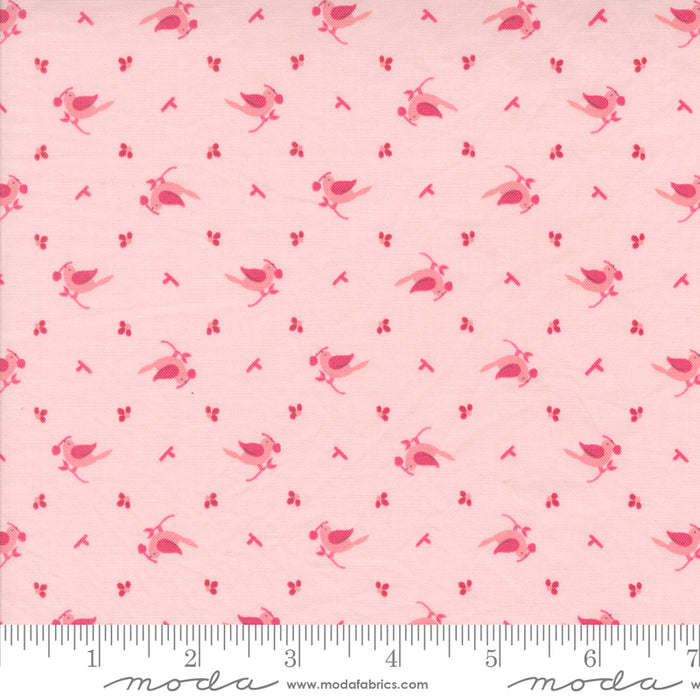 Hollyhocks & Roses - Early Bird Pink