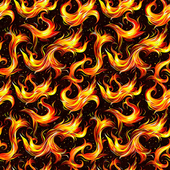 Dragon's Song - Flames Black