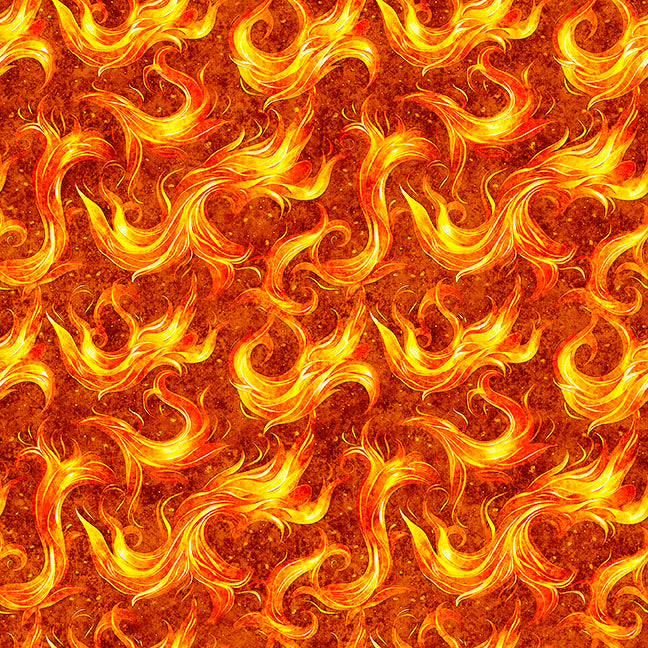 Dragon's Song - Flames Orange