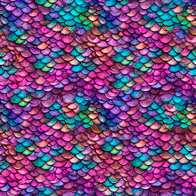 Dragon's Song - Scales Pink/Turquoise
