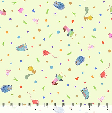 Jungle Friends - Critters & Confetti Pale Green