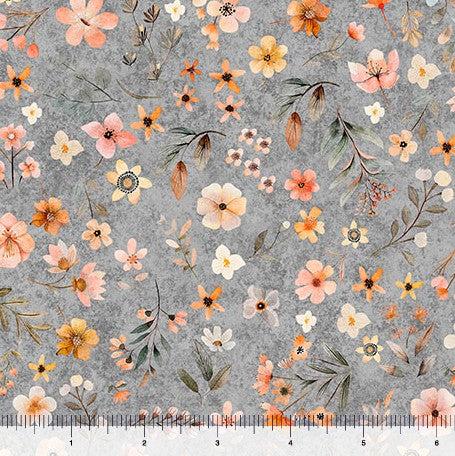 Hedgehugs - Floral Toss Gray