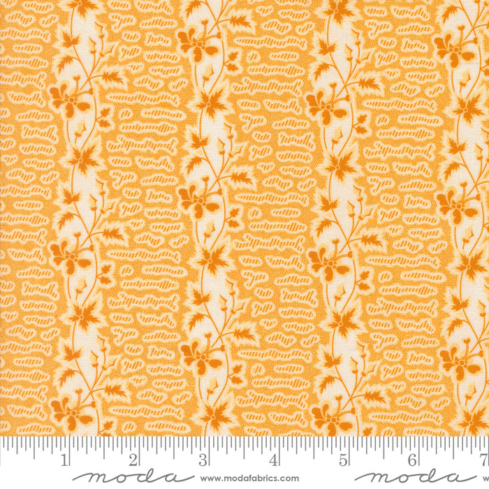 Sally's Stitches - Floral Stripes Honey