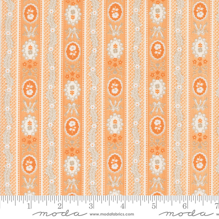 Agatha Road - Wallpaper Stripes Pumpkin