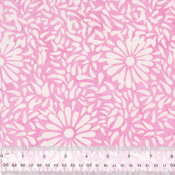 Lollypop Batiks - Daisy Petals Pink Lemonade