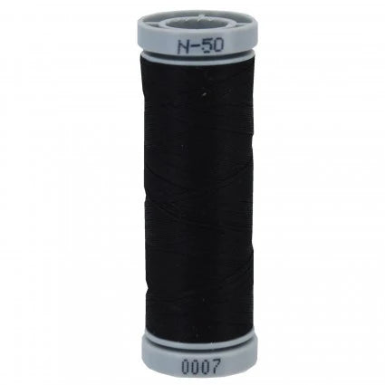 Presencia 50 wt. 3 Ply Cotton Sewing Thread - Black