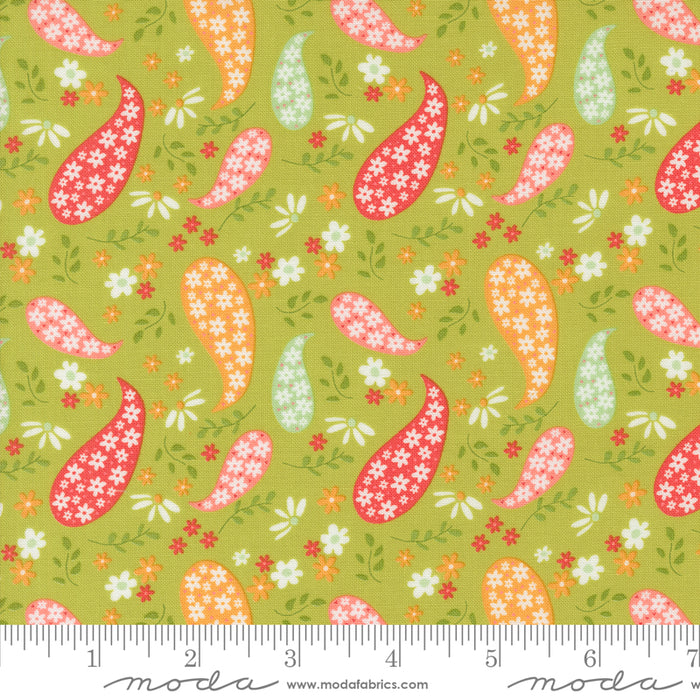 Raspberry Summer - Paisley Lime