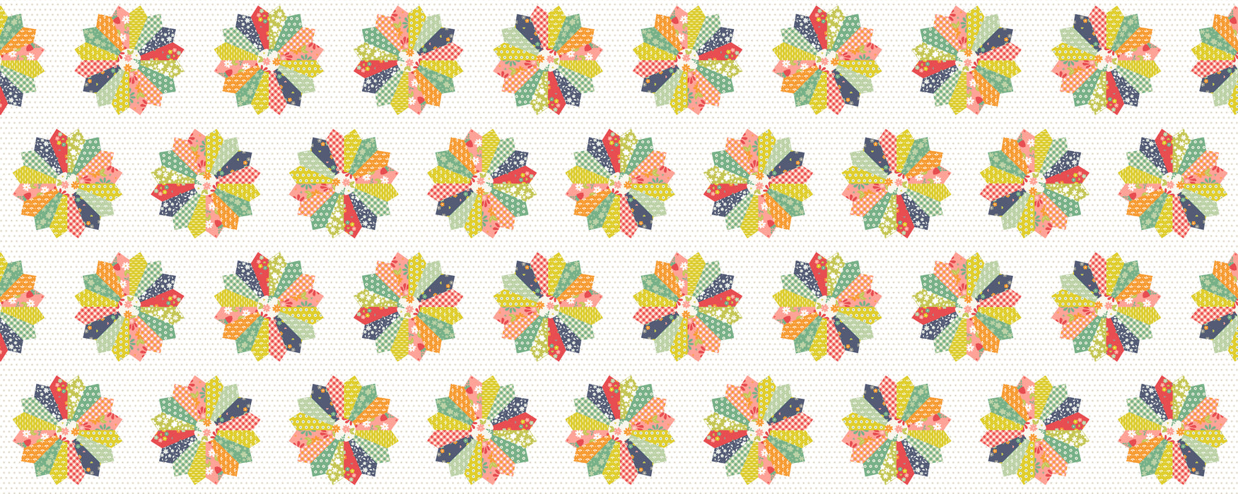 Raspberry Summer 60" Wide - Dresden Cheater Multi