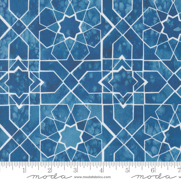 Sunshine & Blue Skies - Mosaic Sky Indigo