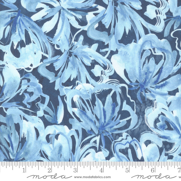 Sunshine & Blue Skies - Flower Burst Indigo