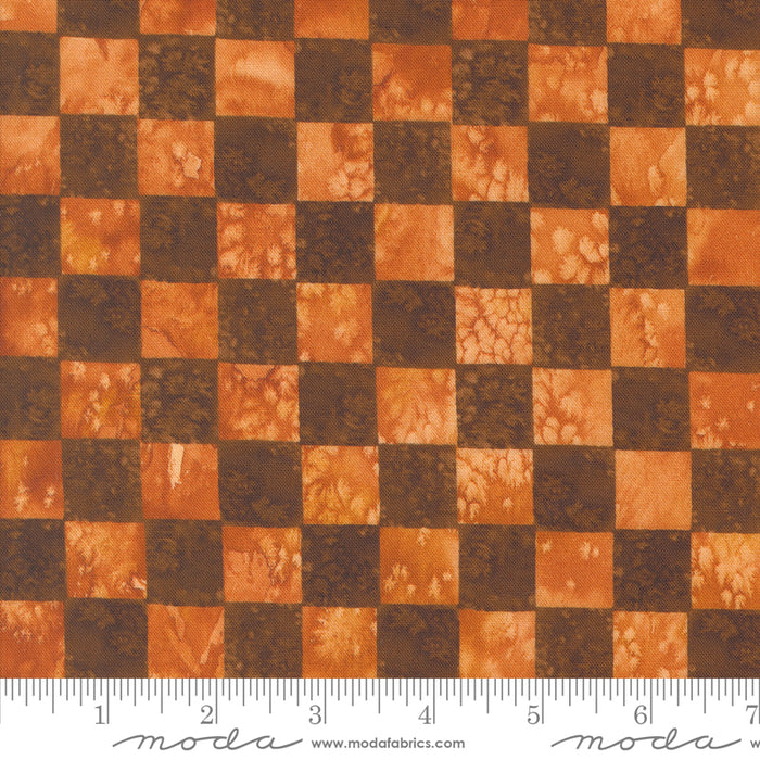 Wanderlust - Patched Up Checks Red Ochre