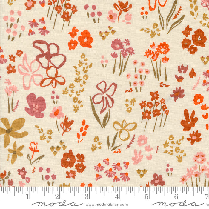 Things Above - Scattered Seeds Florals Eggshell 11" Remnant