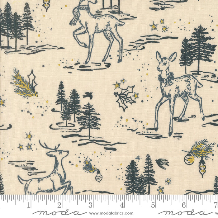 Old World Yuletide Metallic - Oh Deer Eggshell