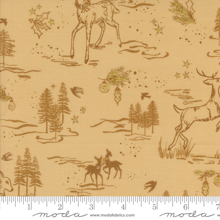 Old World Yuletide Metallic - Oh Deer Almond