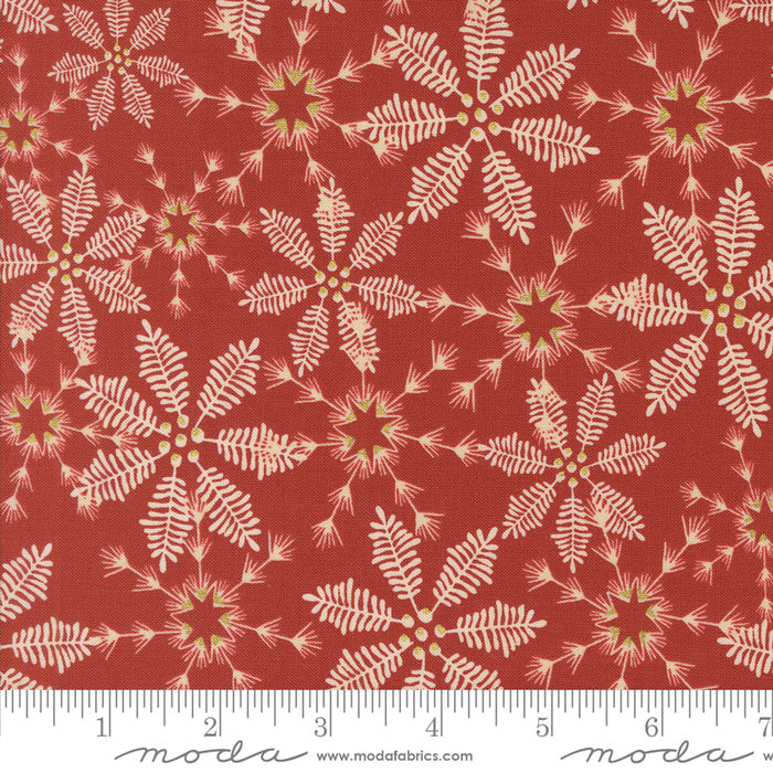 Old World Yuletide Metallic - Snowy Lace Poinsettia