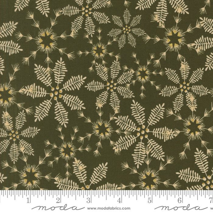 Old World Yuletide Metallic - Snowy Lace Pine