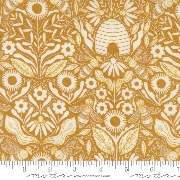 Bee Garden - Beehive Damask Beeswax