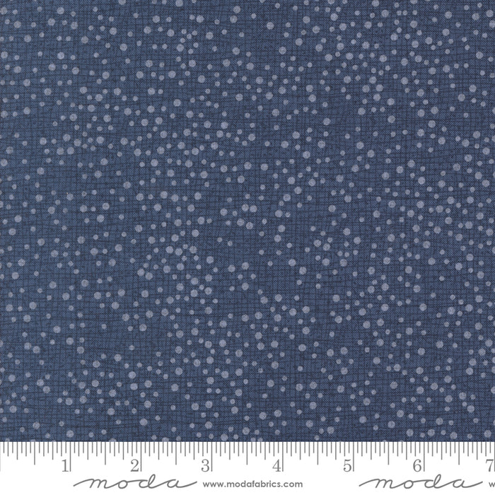 Dotty Thatched - Navy