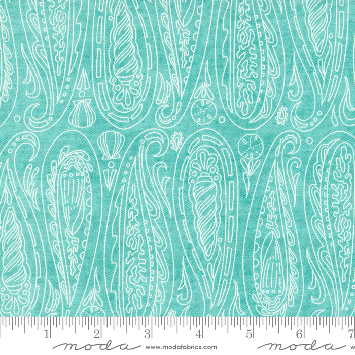 Serena Shores - Paisley Shells Aqua