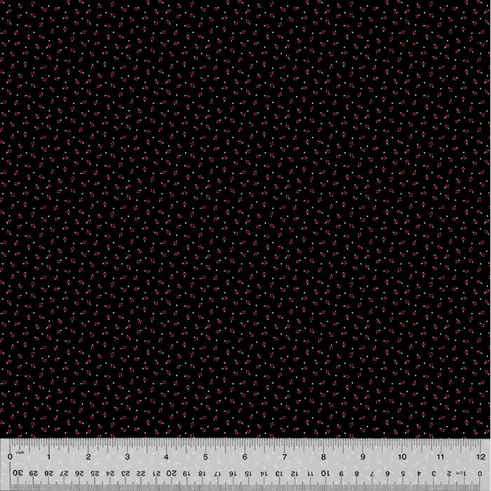 Sable & Scarlet - Fine Petals Black