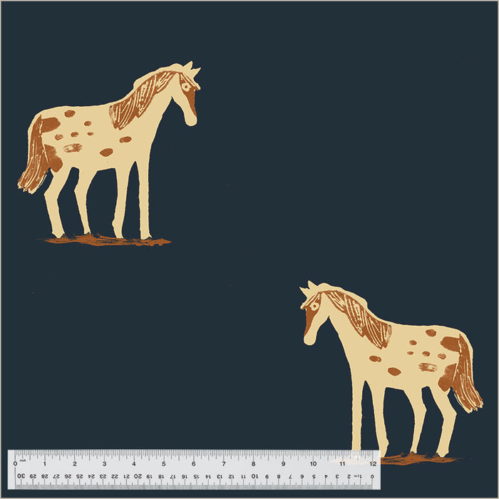 Wild Ponies - 108" Wide Ink
