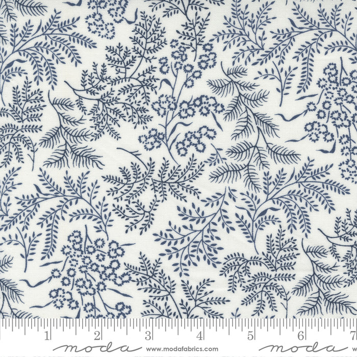 Nantucket Summer - Sconset Nature White Navy