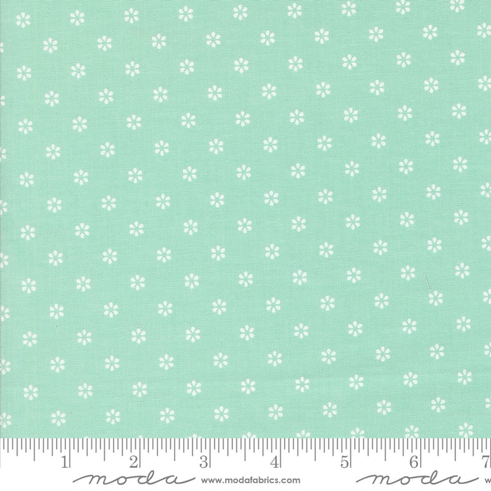 Summertime - Small Floral Aqua