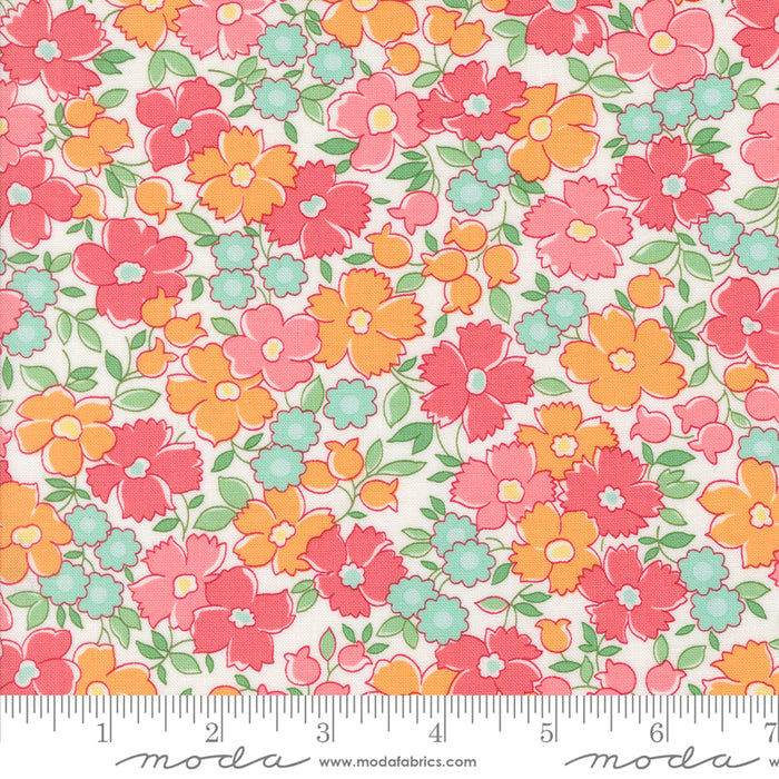 Summertime - Flower Patch Cream Pastel