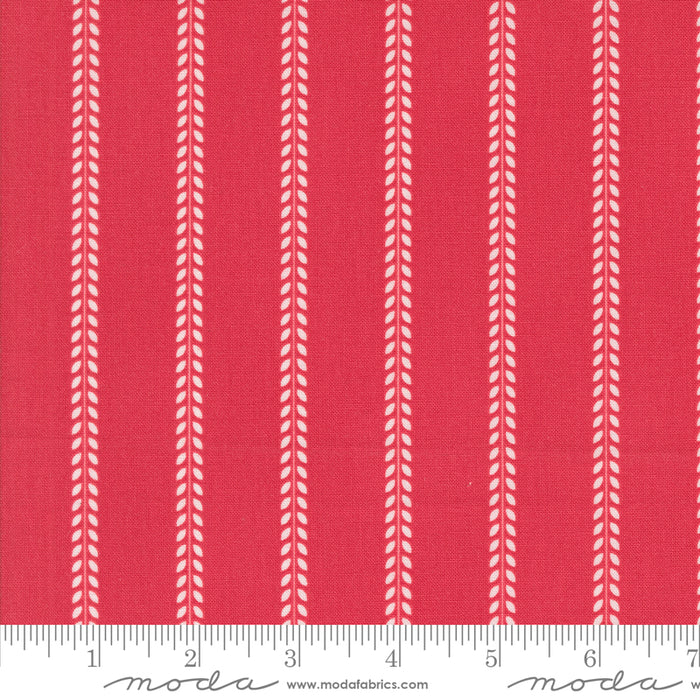 Summertime - Beach Towel Stripes Red