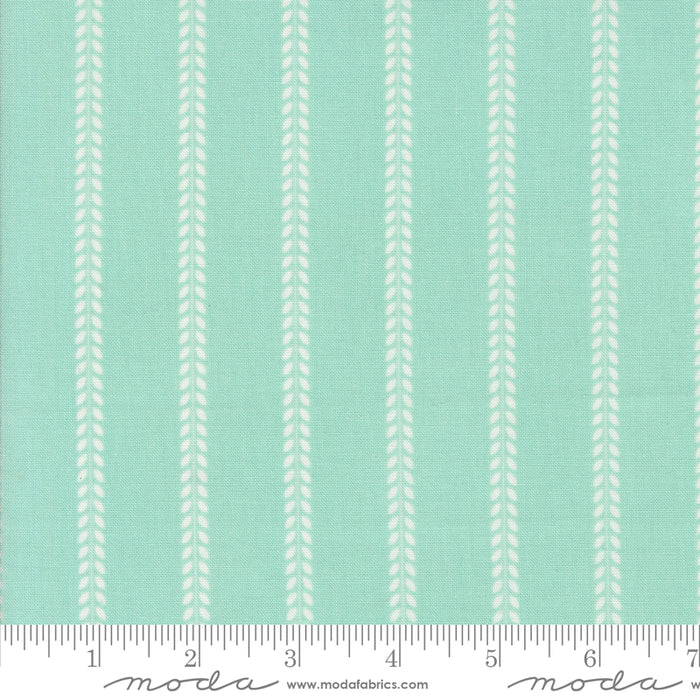 Summertime - Beach Towel Stripes Aqua