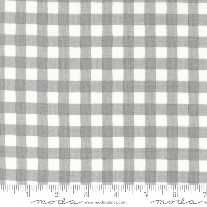Honey & Lavender - Garden Gingham Dove Grey