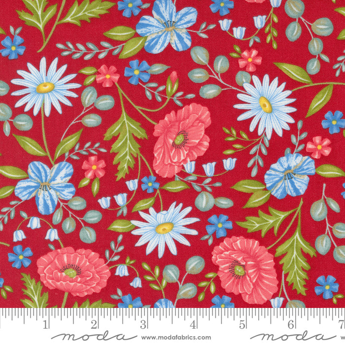 Red White & Bloom - Patriotic Floral Patriotic Poppy